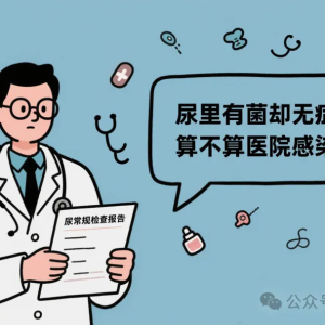 尿里有菌却无症状，算不算医院感染？